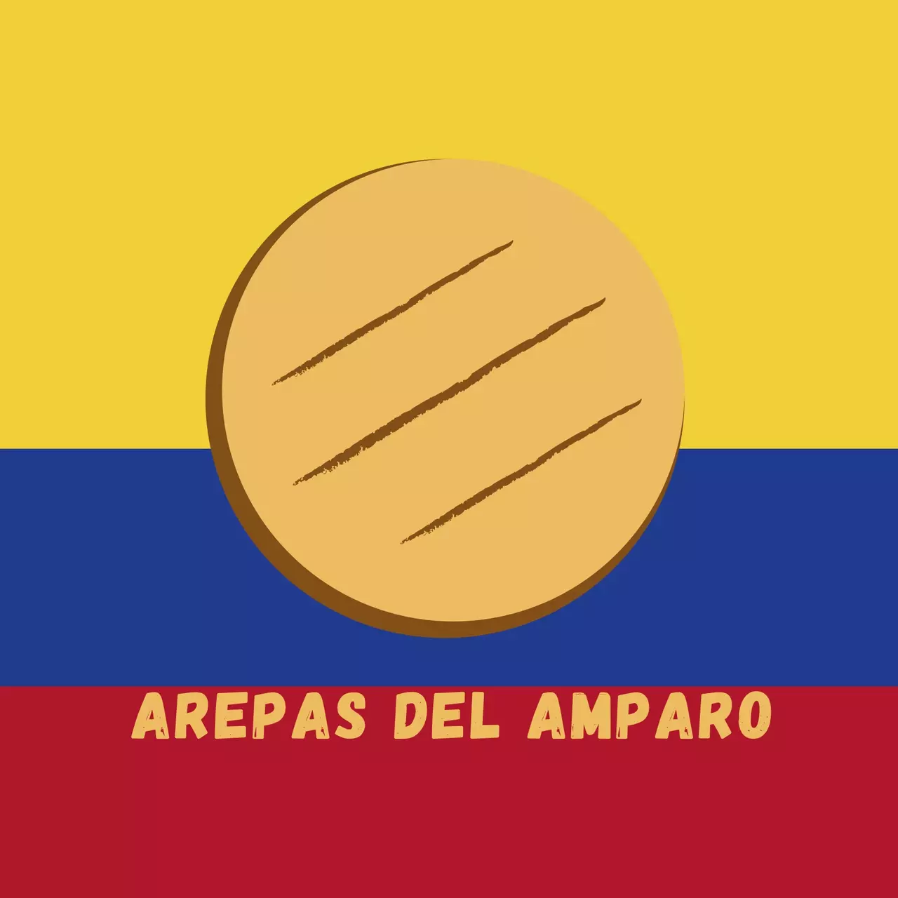 Logotipo Arepas del Amparo | Comida Colombiana 🇨🇴