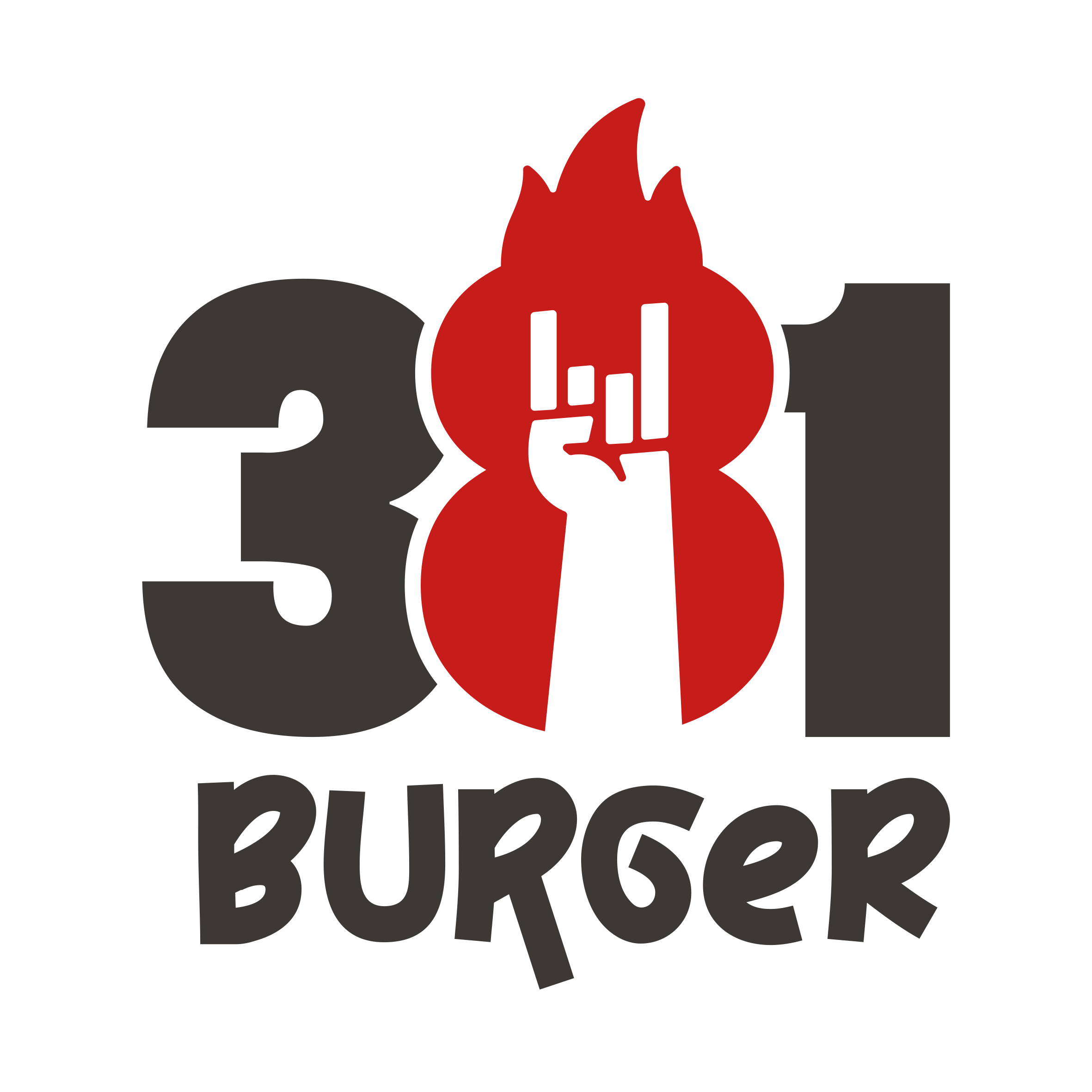 Logotipo 381 Burger House